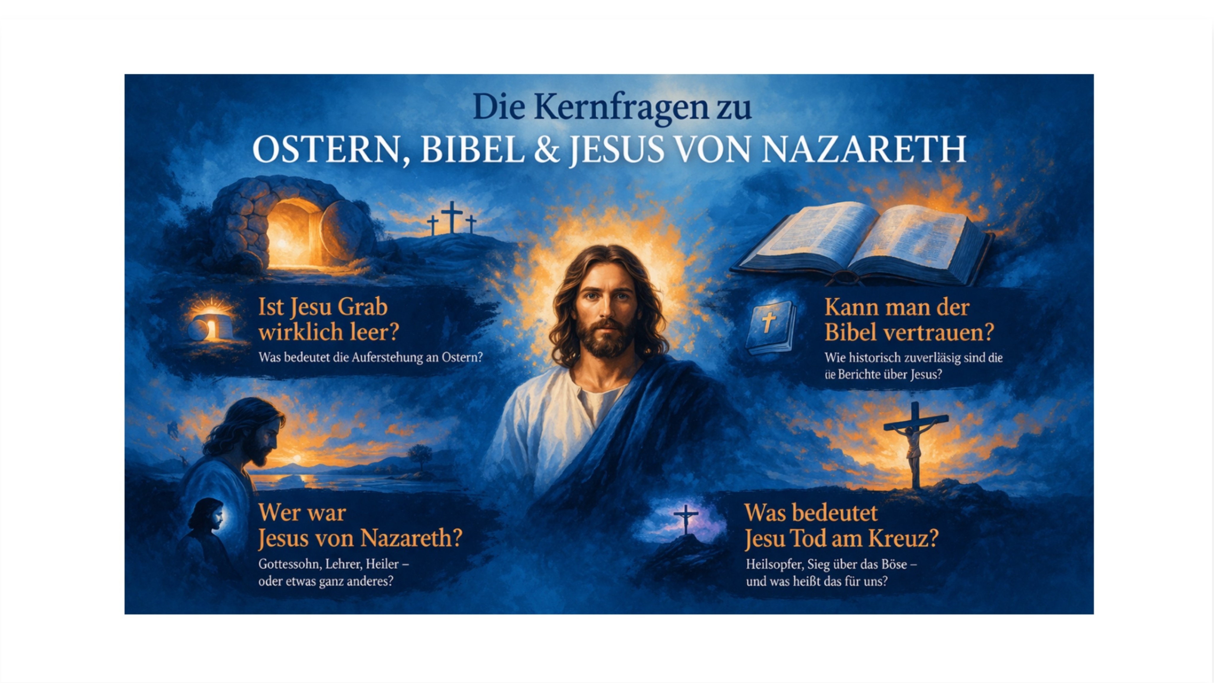 Die Bibel, Jesus und Ostern: die zentralen theologischen Fragen und meine Sichtweise