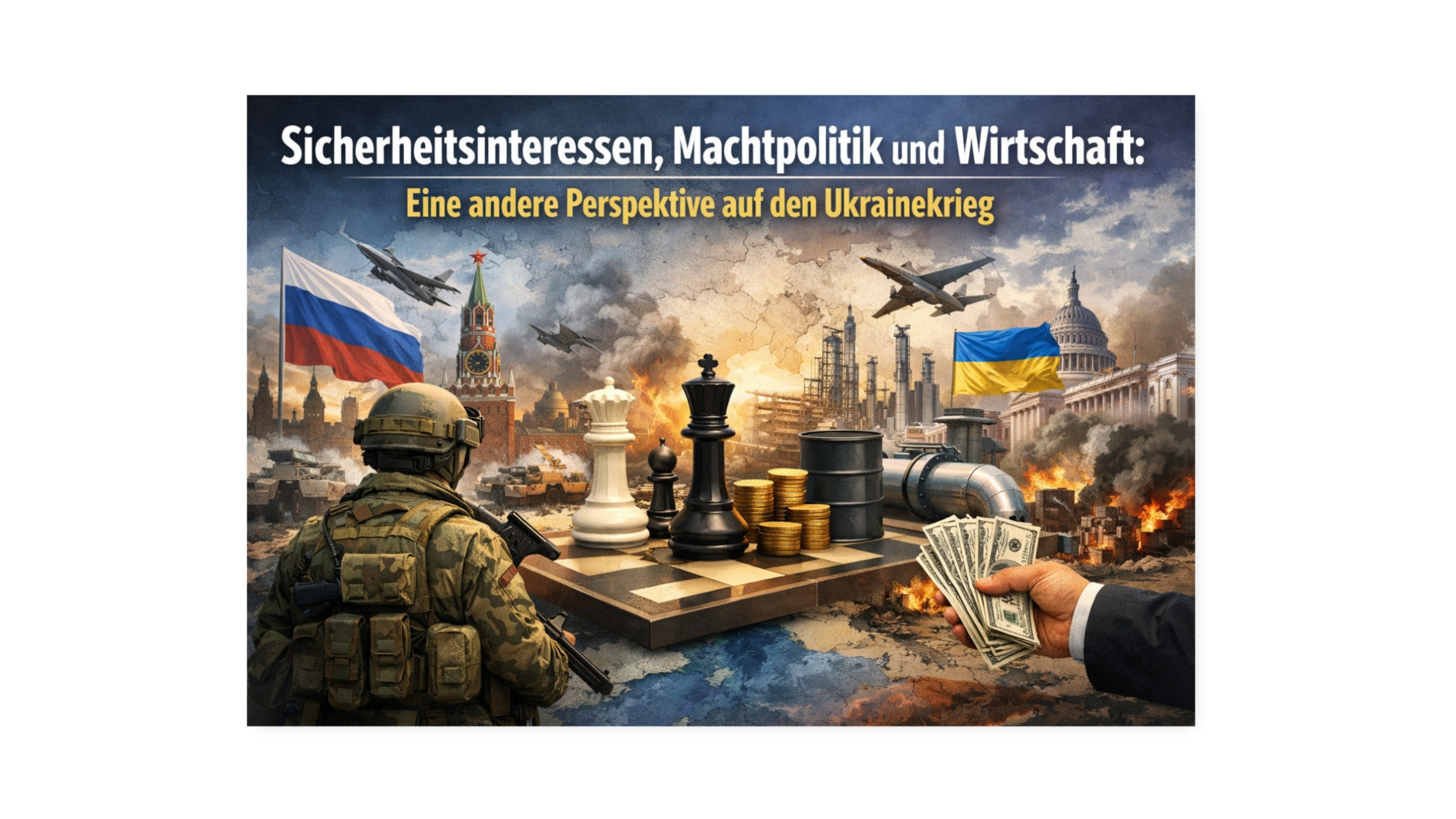 Sicherheitsinteressen, Machtpolitik und Wirtschaft: Eine andere Perspektive auf den Ukraine-Krieg