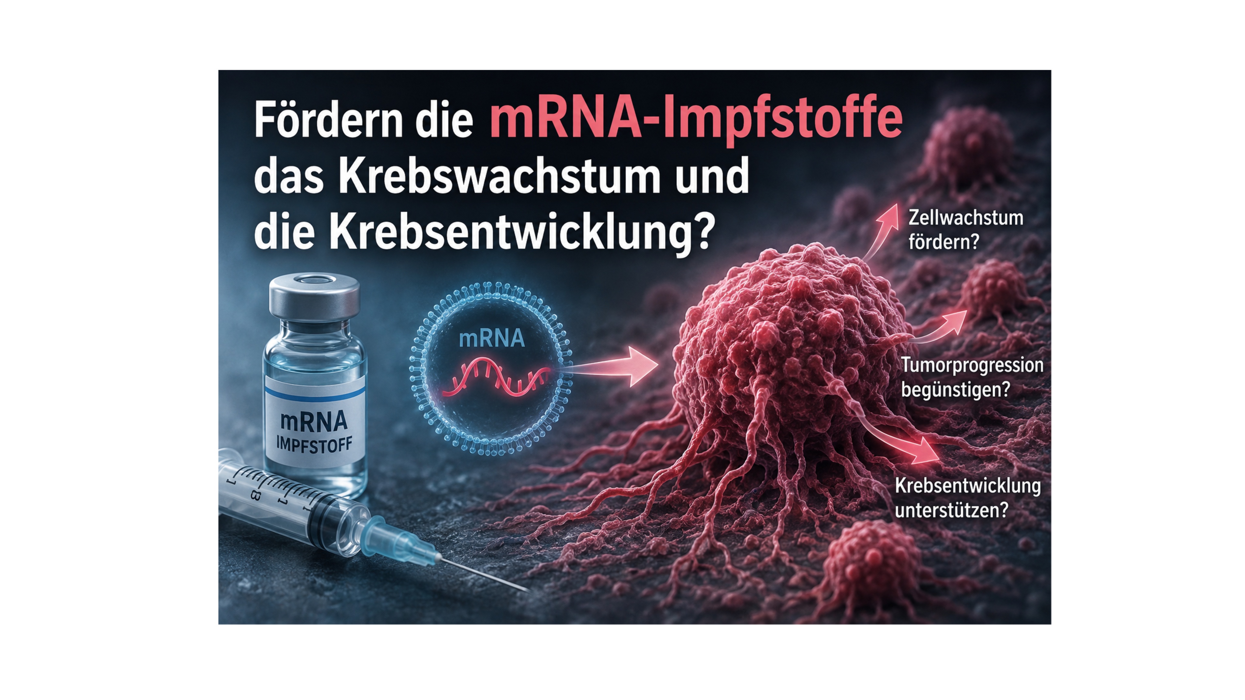 Fördern die mRNA-Impfstoffe das Krebswachstum und die Krebsentwicklung?