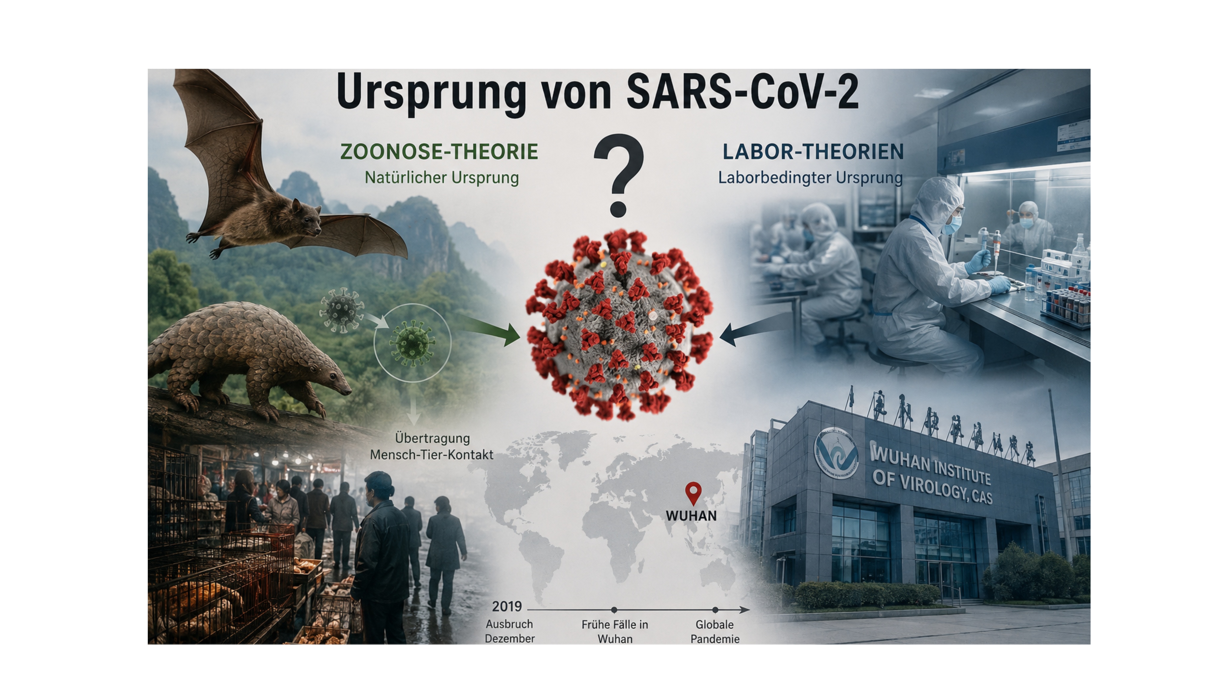 Der Ursprung von SARS-CoV-2. Zoonose, Laborhypothese und die offenen Fragen der COVID-19-Pandemie. Die Rolle von David Morens, Anthony Fauci, der Wuhan-Forschung, der US-Geheimdienste und des Bundesnachrichtendienstes