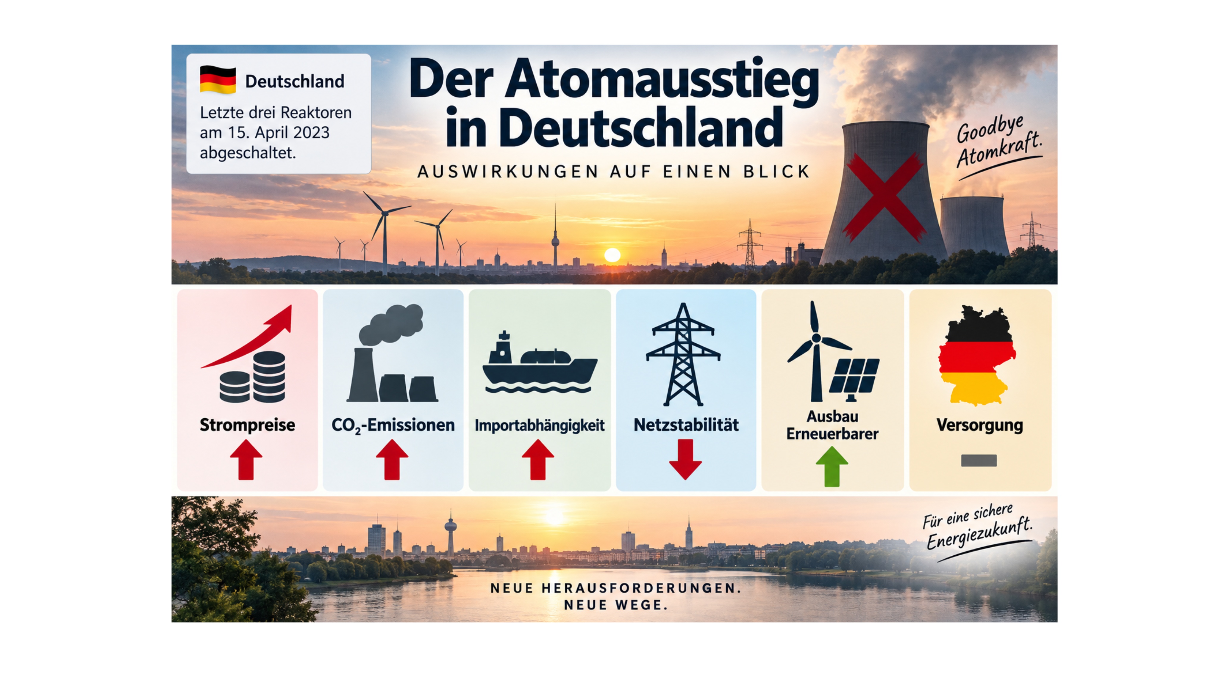 Deutschland ohne Atomkraft – verliert der Industriestandort seine Energie-Basis?