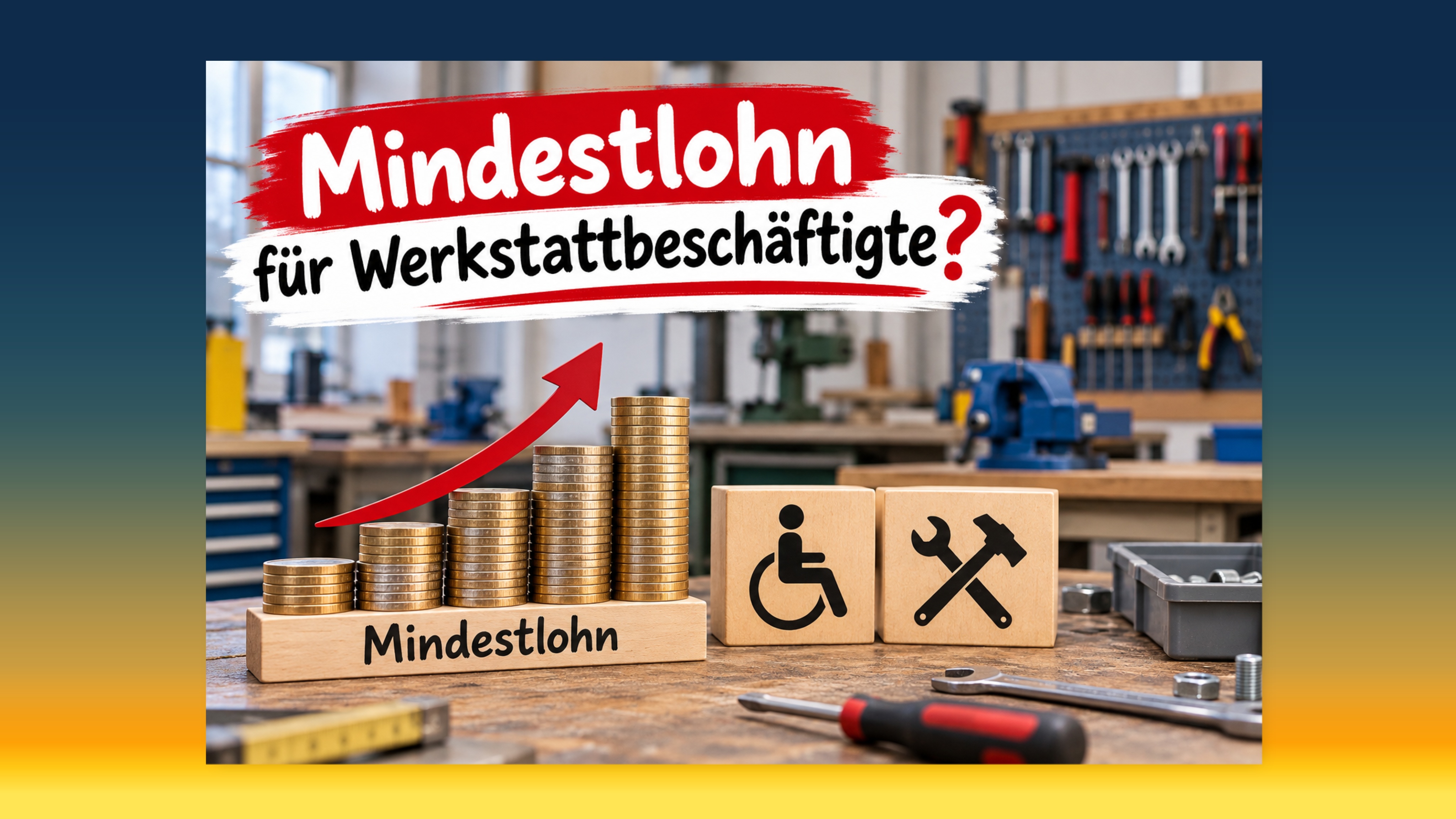 Jürgen Linnemann (57; Mitarbeiter einer WfbM) verklagt eigenen Arbeitgeber (Freckenhorster Werkstätten) auf die Zahlung eines Mindestlohns
