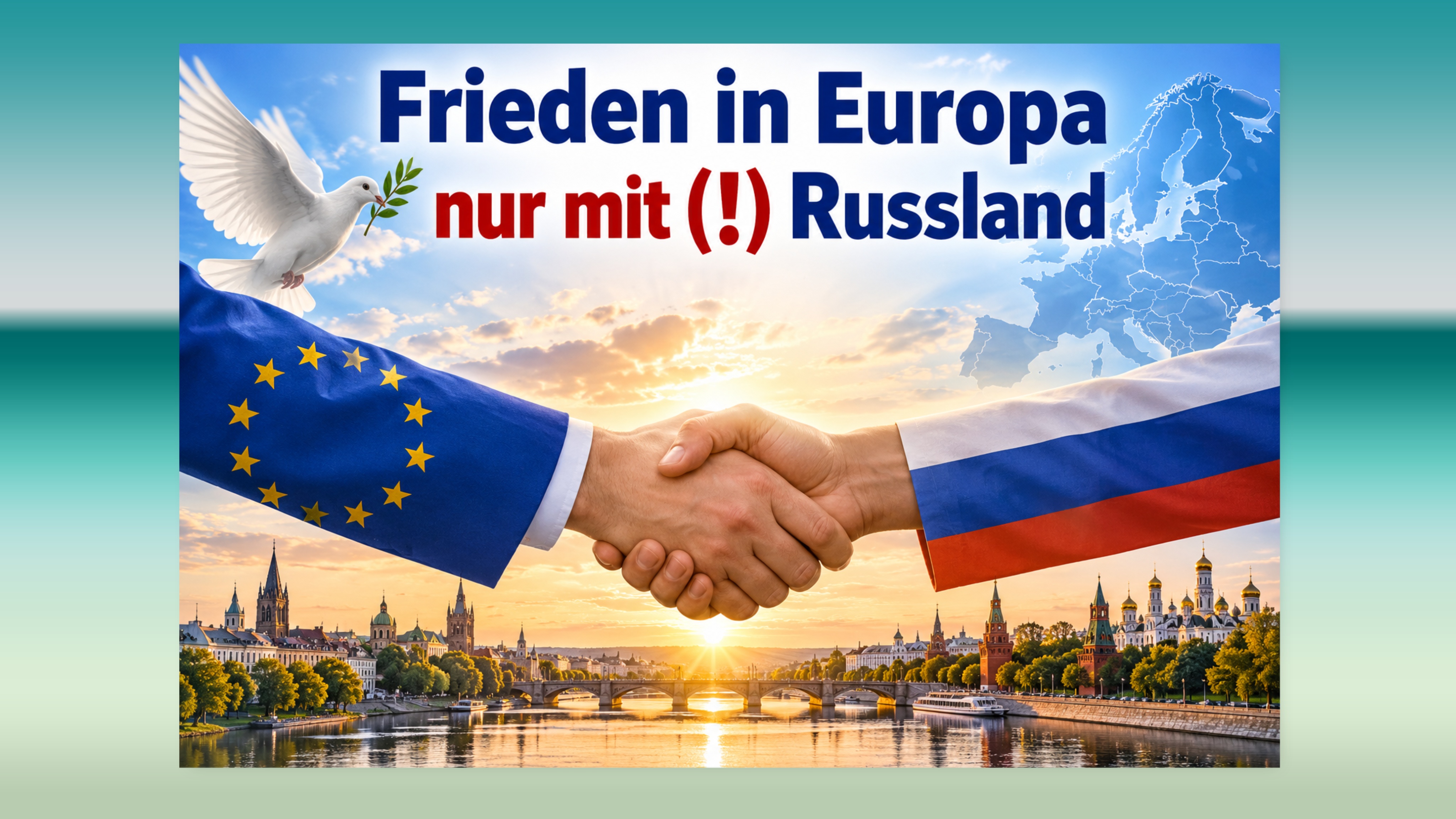 Frieden in Europa nur in Kooperation mit (!) Russland